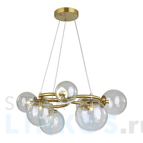Купить Подвесная люстра Gerhort G51231/7GD CL за 21 400 руб. в Туле фото 2 Купить с доставкой Подвесная люстра Gerhort G51231/7GD CL в Туле фото 2
