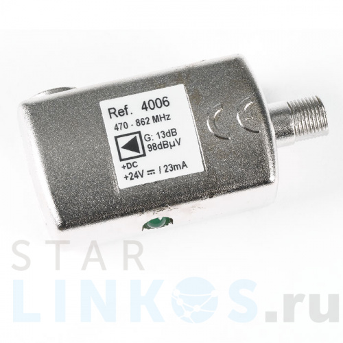 Купить Усилитель линейный ДМВ (470-862МГц), усил. 13 дБ TELEVES #4006 за 500 руб. в Туле Купить с доставкой Усилитель линейный ДМВ (470-862МГц), усил. 13 дБ TELEVES #4006 в Туле