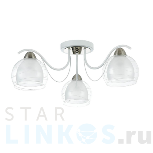 Купить Потолочная люстра Freya Nikki FR5052-CL-03-W за 8 066 руб. в Туле Купить с доставкой Потолочная люстра Freya Nikki FR5052-CL-03-W в Туле
