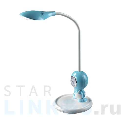 Купить с доставкой Настольная лампа Horoz Merve голубая 049-009-0005 HRZ00000680 в Туле