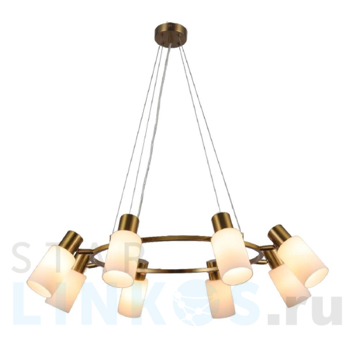 Купить с доставкой Подвесная люстра Gerhort G11063/8COP WT в Туле