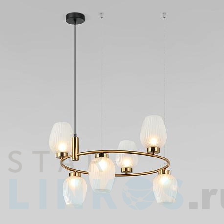 Купить Подвесная люстра Eurosvet Alva 30183/6 латунь за 25 600 руб. в Туле фото 2 Купить с доставкой Подвесная люстра Eurosvet Alva 30183/6 латунь в Туле фото 2