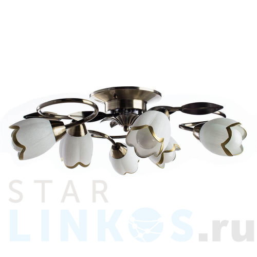 Купить Потолочная люстра Arte Lamp 4 A6061PL-6AB за 7 990 руб. в Туле Купить с доставкой Потолочная люстра Arte Lamp 4 A6061PL-6AB в Туле
