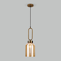 Купить Подвесной светильник Eurosvet Flou 50229/1 янтарный в Туле