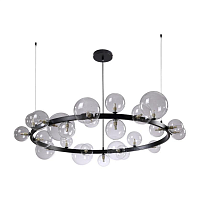 Купить Подвесная люстра Crystal Lux Agata SP24 V2 Black/Transparente в Туле