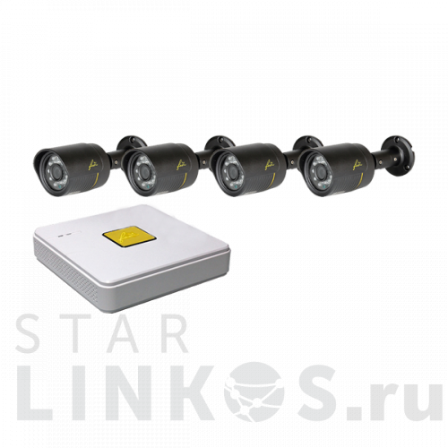 Купить с доставкой Комплект видеонаблюдения FOX TVR K-4.4-1 TVI/CVI/AHD 1.0 Mp в Туле