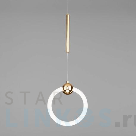 Купить Подвесной светодиодный светильник Eurosvet Rim 90165/1 золото за 18 500 руб. в Туле фото 2 Купить с доставкой Подвесной светодиодный светильник Eurosvet Rim 90165/1 золото в Туле фото 2