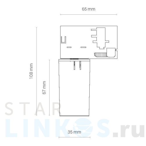 Купить с доставкой Адаптер для трековой системы Nowodvorski Cameleon 8282 в Туле фото 2