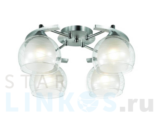 Купить Потолочная люстра Omnilux Saragossa OML-28303-04 за 7 570 руб. в Туле Купить с доставкой Потолочная люстра Omnilux Saragossa OML-28303-04 в Туле