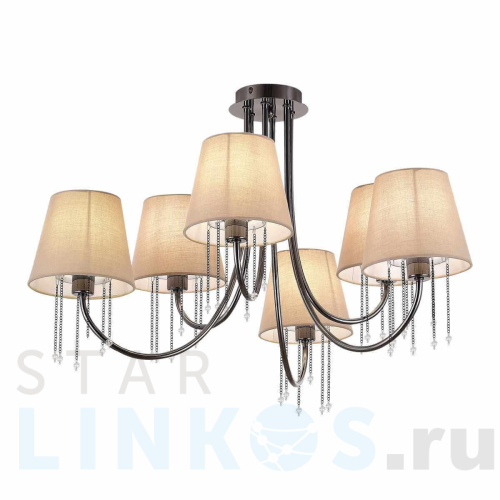 Купить Потолочная люстра Evoluce Alluria SLE1118-802-06 за 12 070 руб. в Туле Купить с доставкой Потолочная люстра Evoluce Alluria SLE1118-802-06 в Туле