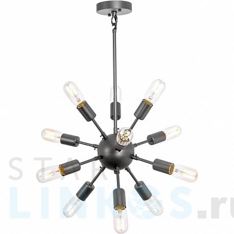 Купить Подвесная люстра Loft IT Sputnik Loft1832P-12 за 6 805 руб. в Туле фото 2 Купить с доставкой Подвесная люстра Loft IT Sputnik Loft1832P-12 в Туле фото 2