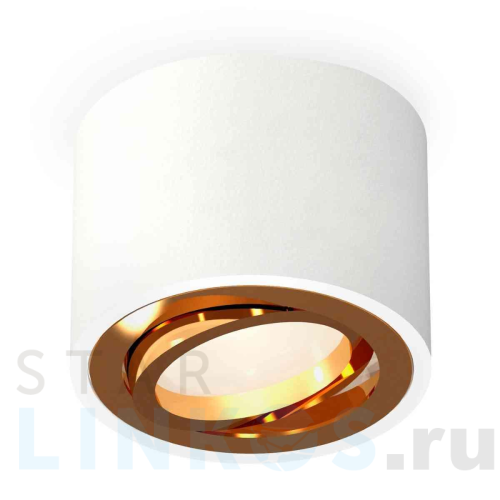 Купить с доставкой Комплект накладного светильника Ambrella light Techno Spot XS7510004 SWH/PYG белый песок/золото желтое полированное (C7510, N7004) в Туле