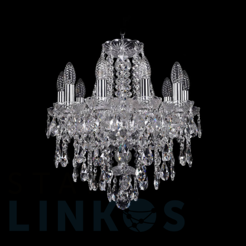 Купить с доставкой Подвесная люстра Bohemia Ivele 1415/10/141 Ni в Туле