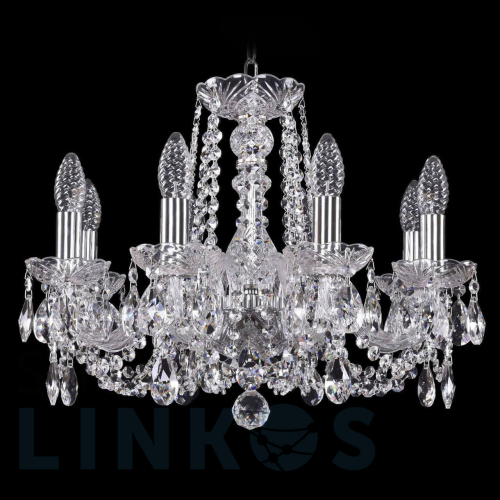 Купить Подвесная люстра Bohemia Ivele 1402/8/160 Ni за 31 258 руб. в Туле Купить с доставкой Подвесная люстра Bohemia Ivele 1402/8/160 Ni в Туле