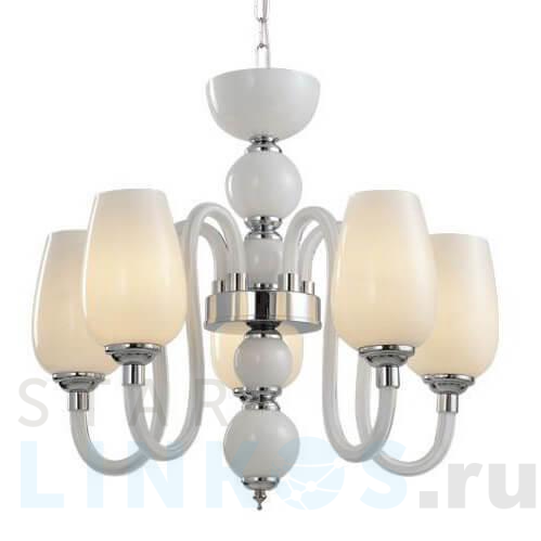 Купить Подвесная люстра Arte Lamp 96 A1404LM-5WH за 13 990 руб. в Туле Купить с доставкой Подвесная люстра Arte Lamp 96 A1404LM-5WH в Туле