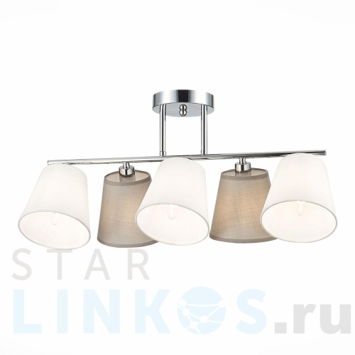 Купить Потолочная люстра Evoluce Prato SLE300402-05 за 8 350 руб. в Туле Купить с доставкой Потолочная люстра Evoluce Prato SLE300402-05 в Туле