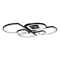 Купить Потолочная светодиодная люстра iLedex River 6882/6 BK в Туле