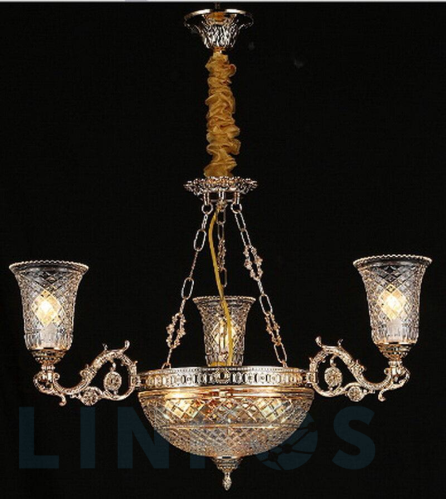 Купить Подвесная люстра Illumico IL7286-6P-48 GD за 9 380 руб. в Туле Купить с доставкой Подвесная люстра Illumico IL7286-6P-48 GD в Туле