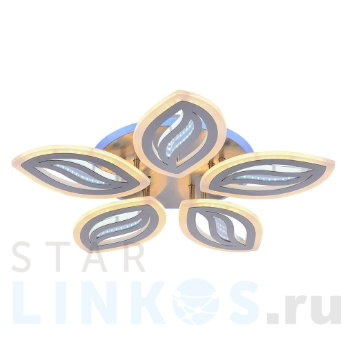 Купить Потолочная светодиодная люстра Profit Light 8090/5 NKL за 6 800 руб. в Туле Купить с доставкой Потолочная светодиодная люстра Profit Light 8090/5 NKL в Туле