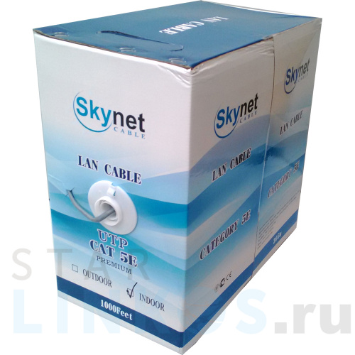 Купить Кабель для компьютерных сетей Skynet UTP2-CAT5e (24 AWG) Light, медный, внутренний, серый, 305 м за 11 руб. в Туле Купить с доставкой Кабель для компьютерных сетей Skynet UTP2-CAT5e (24 AWG) Light, медный, внутренний, серый, 305 м в Туле