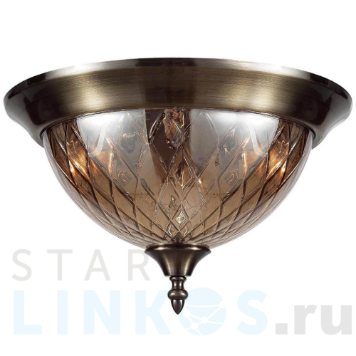 Купить с доставкой Потолочный светильник Crystal Lux Nuovo PL3 BR в Туле