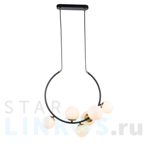 Купить Подвесная люстра Indigo Nuvole 11002/6P Black V000088 за 15 250 руб. в Туле Купить с доставкой Подвесная люстра Indigo Nuvole 11002/6P Black V000088 в Туле