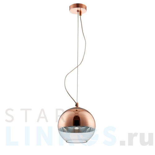 Купить с доставкой Подвесной светильник Crystal Lux Woody SP1 D200 Copper в Туле