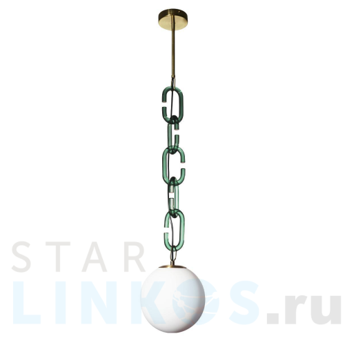 Купить Подвесной светильник Loft IT Chain 10128P Green за 8 860 руб. в Туле Купить с доставкой Подвесной светильник Loft IT Chain 10128P Green в Туле