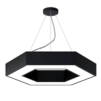 Купить Подвесной светодиодный cветильник Geometria ЭРА Hexagon SPO-123-B-40K-045 45Вт 4000К черный Б0050555 в Туле
