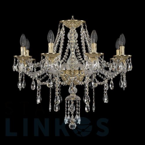 Купить Подвесная люстра Bohemia Ivele 16115/8/240 G за 111 008 руб. в Туле Купить с доставкой Подвесная люстра Bohemia Ivele 16115/8/240 G в Туле