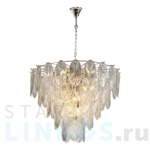 Купить Подвесная люстра iLamp Gramercy P2548-18 NIC за 83 390 руб. в Туле Купить с доставкой Подвесная люстра iLamp Gramercy P2548-18 NIC в Туле