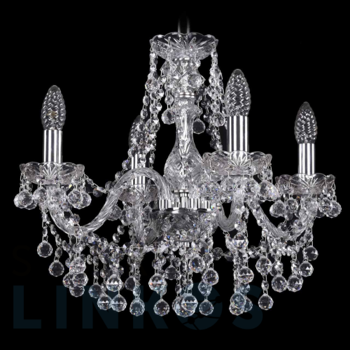 Купить Подвесная люстра Bohemia Ivele 1409/4/160 Ni за 25 881 руб. в Туле Купить с доставкой Подвесная люстра Bohemia Ivele 1409/4/160 Ni в Туле