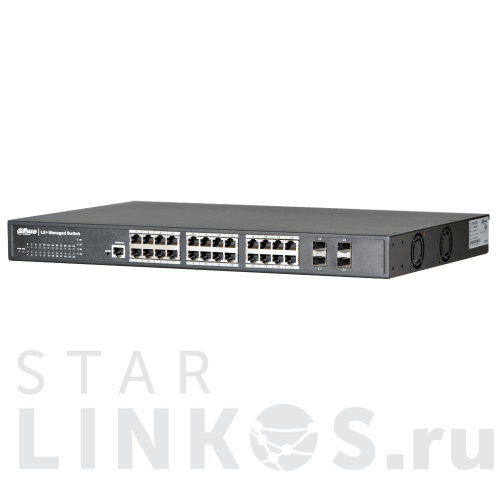 Купить с доставкой Управляемый 24-портовый Gigabit Ethernet L2+ коммутатор Dahua DH-PFS5424-24T в Туле
