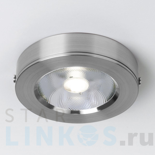 Купить Потолочный светодиодный светильник Elektrostandard DLS030 сатин a052416 за 1 120 руб. в Туле Купить с доставкой Потолочный светодиодный светильник Elektrostandard DLS030 сатин a052416 в Туле