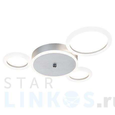 Купить Потолочная светодиодная люстра Escada Saturn 10268/4LED Silver за 11 670 руб. в Туле фото 2 Купить с доставкой Потолочная светодиодная люстра Escada Saturn 10268/4LED Silver в Туле фото 2