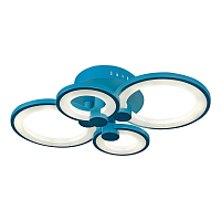 Купить Потолочная светодиодная люстра iLedex Ring A001/4 Blue в Туле