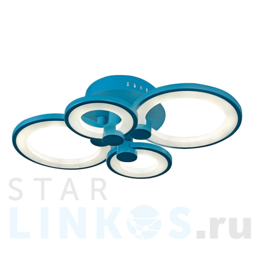 Купить Потолочная светодиодная люстра iLedex Ring A001/4 Blue за 21 190 руб. в Туле Купить с доставкой Потолочная светодиодная люстра iLedex Ring A001/4 Blue в Туле