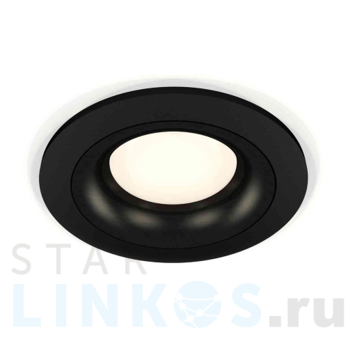 Купить с доставкой Комплект встраиваемого светильника Ambrella light Techno Spot XC7622002 SBK/PBK черный песок/черный полированный (C7622, N7011) в Туле
