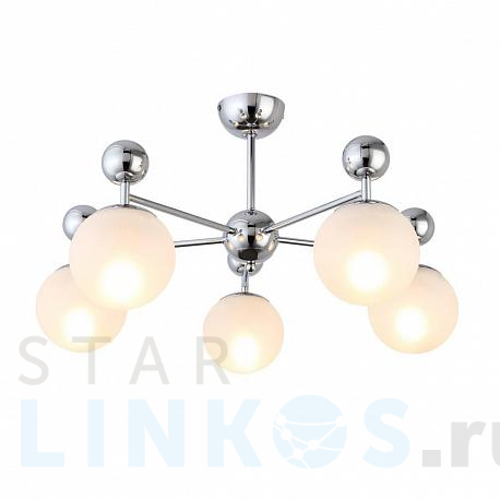 Купить Подвесная люстра Evoluce Pechio SLE106102-05 за 11 860 руб. в Туле фото 2 Купить с доставкой Подвесная люстра Evoluce Pechio SLE106102-05 в Туле фото 2