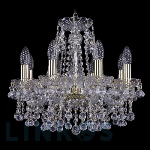 Купить Подвесная люстра Bohemia Ivele 1409/8/141 G за 31 578 руб. в Туле Купить с доставкой Подвесная люстра Bohemia Ivele 1409/8/141 G в Туле