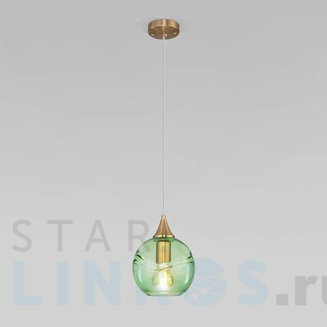 Купить Подвесной светильник Eurosvet Lotus 50221/1 зеленый за 6 000 руб. в Туле фото 2 Купить с доставкой Подвесной светильник Eurosvet Lotus 50221/1 зеленый в Туле фото 2