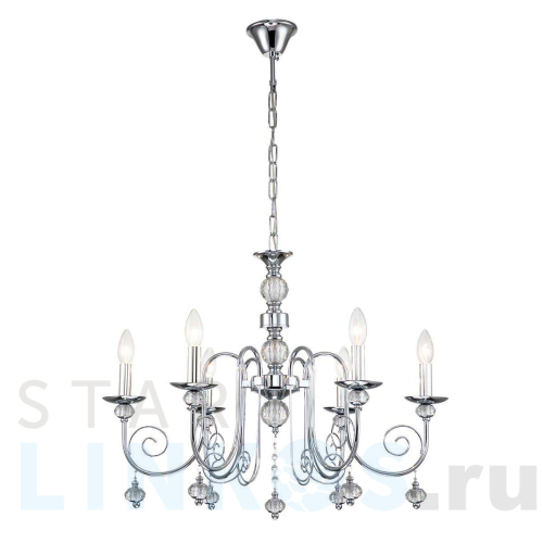 Купить с доставкой Подвесная люстра Escada Shine 678/6PL Chrome в Туле