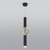 Купить Подвесной светодиодный светильник Eurosvet Lance 50191/1 LED черный/золото в Туле