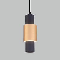 Купить Подвесной светодиодный светильник Eurosvet Bento 50204/1 черный/матовое золото в Туле