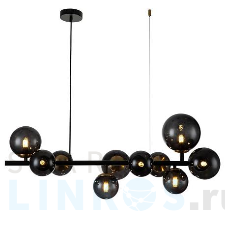 Купить Подвесная люстра Indigo Molecola 11018/10P Black V000196 за 35 720 руб. в Туле фото 2 Купить с доставкой Подвесная люстра Indigo Molecola 11018/10P Black V000196 в Туле фото 2