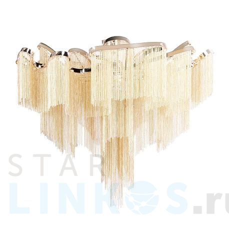 Купить Потолочная люстра Loft IT Stream 10208/1000C Gold за 120 340 руб. в Туле фото 2 Купить с доставкой Потолочная люстра Loft IT Stream 10208/1000C Gold в Туле фото 2