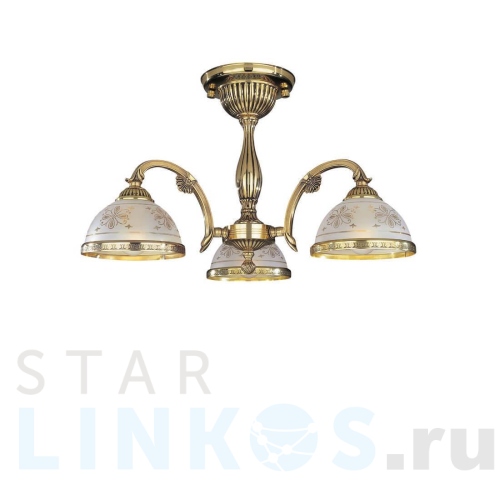 Купить с доставкой Потолочная люстра Reccagni Angelo PL.6122/3 в Туле