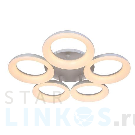 Купить Потолочная светодиодная люстра Gerhort G61177/5WT за 14 260 руб. в Туле фото 2 Купить с доставкой Потолочная светодиодная люстра Gerhort G61177/5WT в Туле фото 2