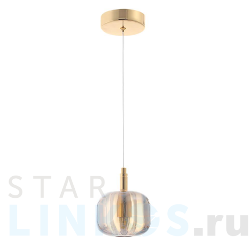 Купить Подвесной светильник Crystal Lux Box SP1 Gold/Amber за 5 900 руб. в Туле Купить с доставкой Подвесной светильник Crystal Lux Box SP1 Gold/Amber в Туле
