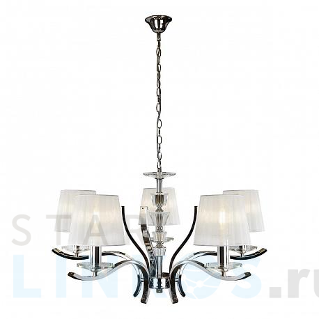 Купить Подвесная люстра iLamp Omega RM5231/5CR за 26 790 руб. в Туле фото 2 Купить с доставкой Подвесная люстра iLamp Omega RM5231/5CR в Туле фото 2